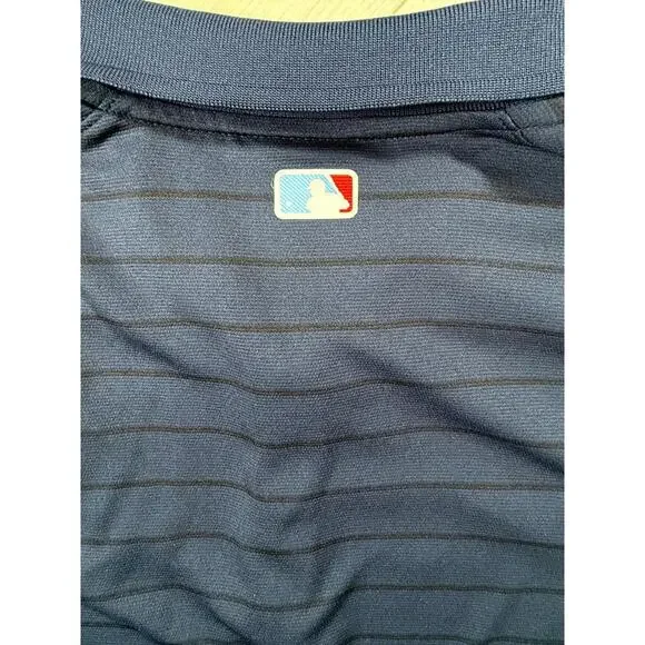 Nike Chicago Cubs City Connect Victory Polo Men's Navy Blue MLB Size Large - Picture 4 of 9